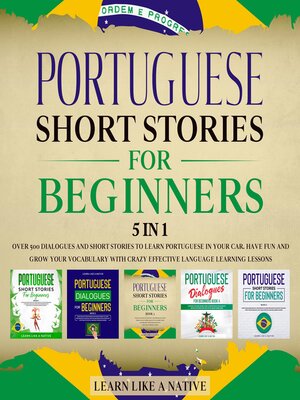 cover image of Portuguese Short Stories for Beginners – 5 in 1